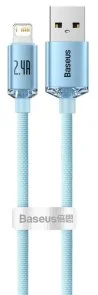 Фото: Кабель Baseus Crystal Shine Series 2.4A AM / Lightning 2m Sky Blue (CAJY001203) № 2 | KTC