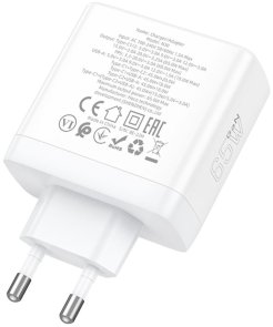 Зарядний пристрій Hoco N30 Glory 65W White (6931474784155)