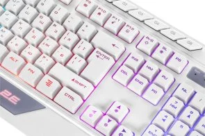 Фото: Клавіатура 2E KG315 RGB ENG/UKR USB White (2E-KG315UWT) № 7 | KTC