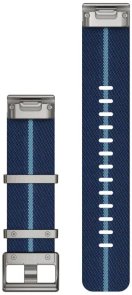 Ремінець Garmin for MARQ GEN2 - 22mm QuickFit Jacquard Nylon Strap Indigo Striped (010-13225-10)