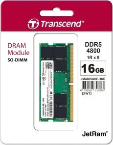 Фото: Оперативна пам’ять Transcend JetRam DDR5 1x16GB Bulk (JM4800ASE-16G) № 2 | KTC