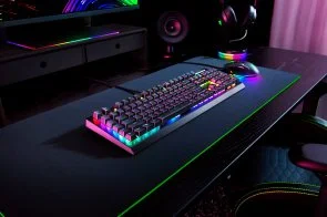 Фото: Клавіатура Razer BlackWidow V4 X Yellow Switch ENG/RU Black Gaming (RZ03-04702500-R3R1) № 5 | KTC