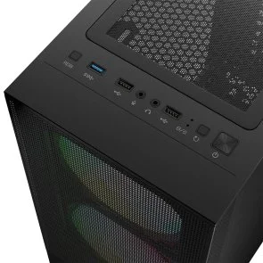 Фото: Корпус Logic Concept Arya ARGB Midi Black with window (AT-ARYA-10-000000-0002) № 6 | KTC