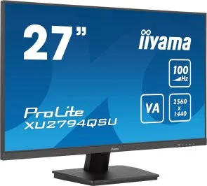 Фото: Монітор iiyama ProLite XU2794QSU-B6 Black - 27" VA / 2560×1440 / 100 Гц / AMD FreeSync № 2 | KTC