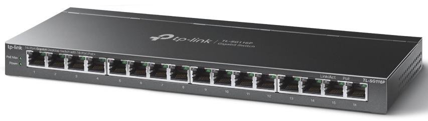 Комутатор TP-Link TL-SG116P