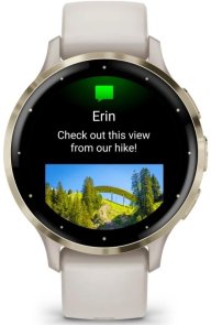 Смарт годинник Garmin Venu 3S Soft Gold Stainless Steel Bezel with Ivory Case and Silicone Band (010-02785-04)