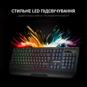 Фото: Клавіатура GamePro GK550 USB Black № 9 | KTC
