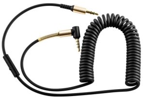 Кабель Hoco UPA02 Jack 3.5mm / Jack 3.5m 2m Black with Mic