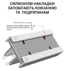 Фото: Підставка для ноутбука OfficePro LS580S Silver № 5 | KTC