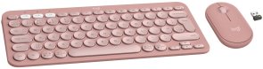 Комплект клавіатура+миша Logitech Pebble 2 Combo Tonal Rose (920-012241)