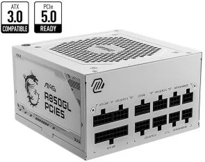 Фото: Блок живлення MSI MAG A850GL PCIE5 WHITE № 2 | KTC