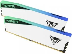 Фото: Оперативна пам’ять Patriot Viper Elite 5 RGB White DDR5 2x16GB (PVER532G62C42KW) № 2 | KTC