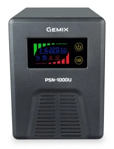 Фото: ДБЖ Gemix PSN-1000U 3xSchuko / No battery (PSN1000U) № 2 | KTC