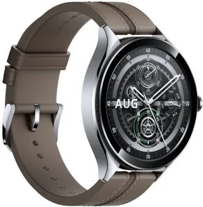 Фото: Смарт годинник Xiaomi Watch 2 Pro Silver Brown Leather Strap (BHR7216GL) № 3 | KTC