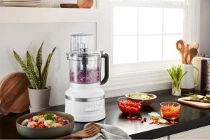 Фото: Кухонний комбайн KitchenAid Food processor 3.1L Classic 5KFP1318 White (5KFP1318EWH) № 11 | KTC