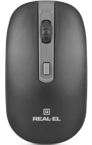 Фото: Миша Real-EL RM-303 Black/Grey (EL123200021) № 2 | KTC