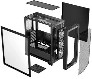 Фото: Корпус PCCooler C3D510 ARGB Black with window (C3D510 BK ARGB) № 7 | KTC