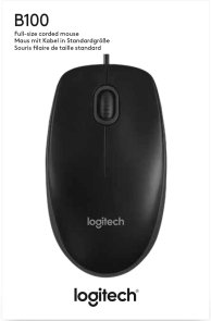 Миша Logitech B100 Black (910-003357)