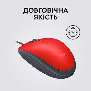 Миша Logitech M110 Silent Red Akoya Hangtab Box (910-006759)