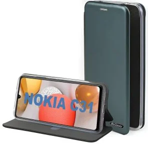 Фото: Чохол BeCover for Nokia C31 - Exclusive Dark Green (710247) № 2 | KTC