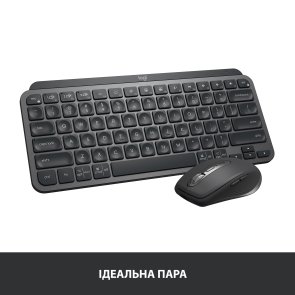 Клавіатура Logitech MX Keys Mini US/Ukr Graphite (920-010498)