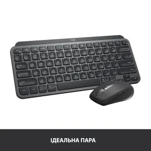 Фото: Клавіатура Logitech MX Keys Mini US/Ukr Graphite (920-010498) № 3 | KTC