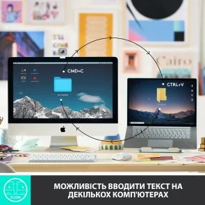 Фото: Клавіатура Logitech MX Keys Mini Minimalist US/Ukr Pale Grey (920-010499) № 14 | KTC