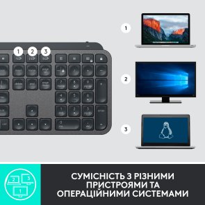  Клавіатура Logitech MX Master Keys For Business (920-010251)