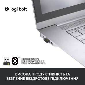 Комплект клавіатура+миша Logitech Signature MK650 Combo Us/Ukr OffWhite for business OEM (920-011032)