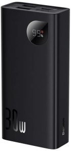 Батарея універсальна Baseus Adaman Metal 10000mAh 30W Black (PPAD040101)