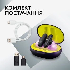 Навушники Logitech Fits Black (985-001182)