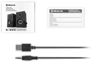 Фото: Колонки Real-EL S-225 Black (EL121200009) № 9 | KTC