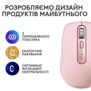 Фото: Миша Logitech MX Anywhere 3S Rose (910-006931) № 2 | KTC