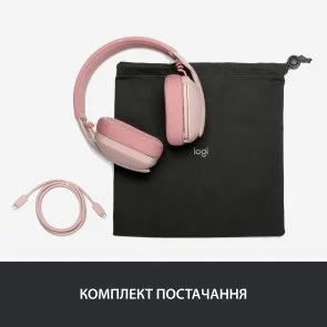 Фото: Гарнітура Logitech Zone Vibe 100 Rose (981-001224) № 10 | KTC