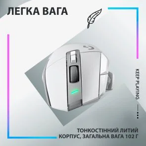 Фото: Миша Logitech G502 X LightSpeed White/Core (910-006189) № 5 | KTC