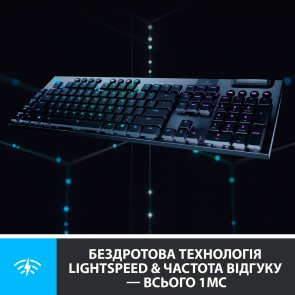 Клавіатура Logitech G915 Lightspeed RGB Mechanical US International Tactile Wireless Black