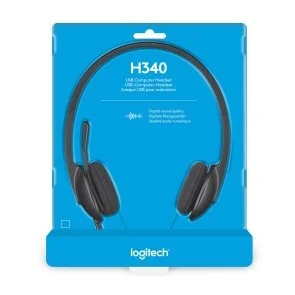 Фото: Гарнітура Logitech H340 USB Black № 7 | KTC