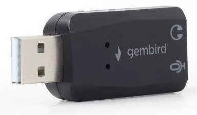 Фото: Зовнішня звукова карта Gembird SC-USB2.0-01 Black № 3 | KTC