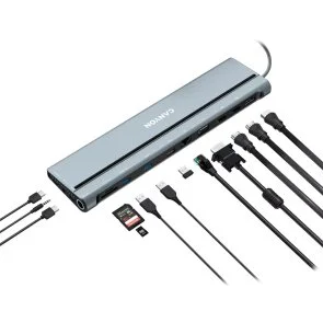 Фото: USB-хаб Canyon 14in1 DS-90 Dark Grey (CNS-HDS90) № 5 | KTC