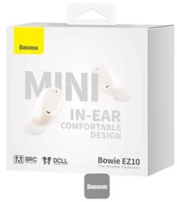 Фото: Навушники Baseus Bowie EZ10 TWS White (A00054300226-Z1) № 4 | KTC
