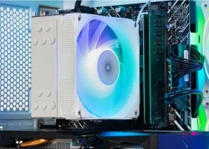 Фото: Персональний комп'ютер ARTLINE Gaming X43WHITE (X43Whitev40Win) - AMD Ryzen 5 5500 / 32 ГБ DDR4 / PCI-E SSD 1 ТБ / Nvidia / GeForce RTX 3050, 6 ГБ / AMD A320 / 500 Вт № 6 | KTC