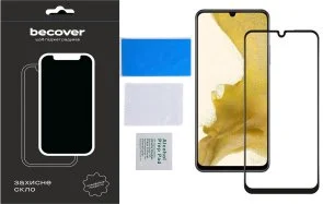 Фото: Захисне скло BeCover for Samsung A25 5G SM-A256 - Black (710540) № 2 | KTC