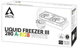 Фото: Система рідинного охолодження Arctic Liquid Freezer III 280 ARGB White (ACFRE00151A) № 9 | KTC