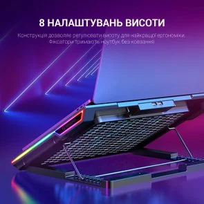 Фото: Підставка для ноутбука GamePro CP890 Black № 6 | KTC