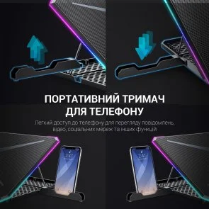 Фото: Підставка для ноутбука GamePro CP940 Black № 10 | KTC