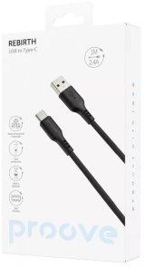 Кабель Proove Proove Rebirth 2.4A AM/Type-C 1m Black (CCRE60001201)
