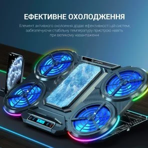 Фото: Підставка для ноутбука GamePro CP1450 Black № 14 | KTC