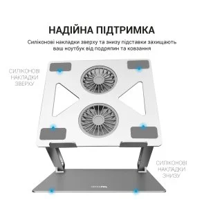 Фото: Підставка для ноутбука OfficePro LS121G Gray № 9 | KTC