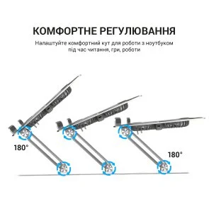 Фото: Підставка для ноутбука OfficePro LS121G Gray № 11 | KTC