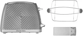 Фото: Тостер Russell Hobbs Groove Grey (26392-56) № 7 | KTC